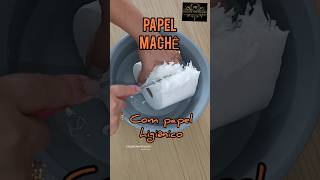 Diy Papel Machê de Papel Higiênico diy artesanato papelmache papelm [upl. by Eyoj]