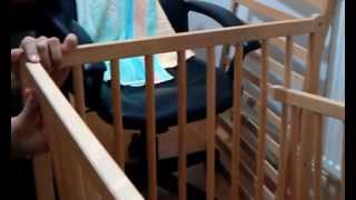 How To Assemble Baby Cot  Mothercare Cot [upl. by Aguayo]