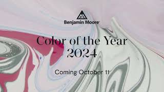 Color of the Year and Color Trends 2024 is Coming  Benjamin Moore [upl. by Naujaj]