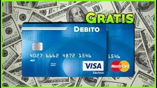 Como Tener Tarjeta de credito o debito Gratis sin trabajo [upl. by Haberman991]