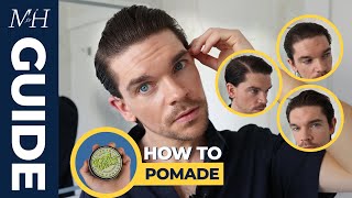 4 Mens Hairstyles Using Pomade  Hair Product Guide  Ep 8 [upl. by Kari]