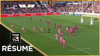 TOP 14 Saison 20232024 J13  Résumé Union BordeauxBègles  Stade Français Paris [upl. by Haskell207]