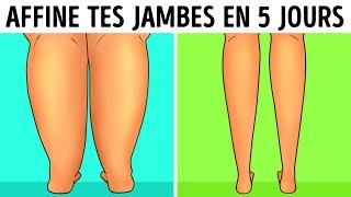 Un Entraînement de 6 Minutes Par Jour Pour Affiner tes Jambes en 5 Jours [upl. by Yevreh]