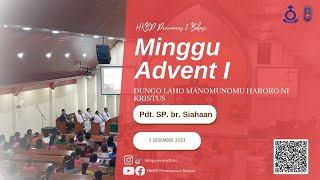 MINGGU ADVENT I  HKBP PERUMNAS 2 BEKASI [upl. by Lednar244]