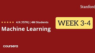 Machine learning Coursera quiz answers week 3 to week 4  Coursera machine learning Course Coursera [upl. by Kask]