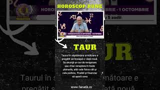 ♉ Taur  Horoscop rune 25 septembrie – 1 octombrie 2023  Anunțul făcut de Mihai Voropchievici [upl. by Vinnie]