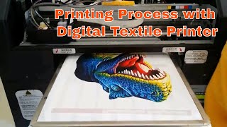 Digital tshirt printing machine II printing process and price in india amp Bangladesh [upl. by Attevroc]