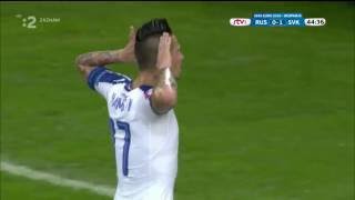 Goal Marek Hamsik SVK  RUS 21 [upl. by Eselahc645]