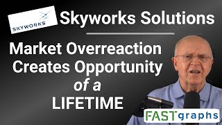 Skyworks Solutions Inc Market Overreaction Creates Opportunity Of A Lifetime  FAST Graphs [upl. by Terti358]