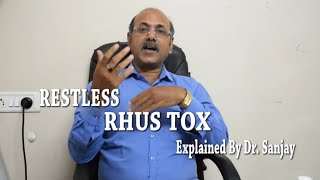 Restless Rhus Tox Poison Oak Explained By Dr Sanjay HINDI [upl. by Macdougall]