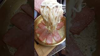 Seafood ramen noodles luncheon meat fyp reels fypage entertainment kpop twice momos pop [upl. by Ahsenyl]