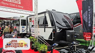 2024 Brinkley Model Z AIR 295 Travel Trailer Highlights 2024 Florida RV SuperShow Debut [upl. by Aerda289]