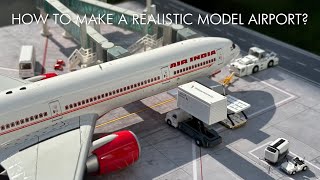 How to build a VERY REALISTIC Model Airport ULTIMATE Step by Step Guide [upl. by Grange246]