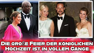 Die große Feier der königlichen Hochzeit von Prinzessin Märtha Louise Norwegen ist in vollem Gange [upl. by Ai]