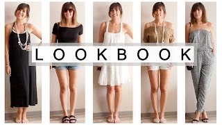 SUMMER LOOKBOOK  Sommerkleidung  Sommer Outfits  Jucepauline [upl. by Aritak]