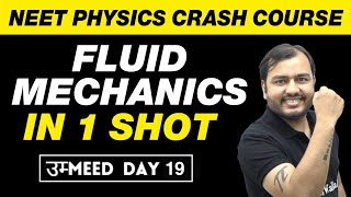 FLUID MECHANICS IN ONE SHOT  All Concepts Tricks amp PYQs  NEET Physics Crash Course [upl. by Siraj316]