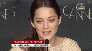 Cannes 2012 Marion Cotillard and Matthias Schoenaerts praise each other English version [upl. by Sylvanus934]