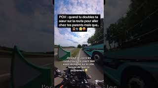 Ma SŒUR veut faire la MALIGNE 👩🏽🗣️🤬 moto motorcycle family mom dad daughter sister bike [upl. by Gerrit344]