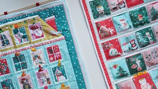 How to make a fabric pocket advent calendar  Using the Dashwood Studio Fabric Panels [upl. by Alicia]