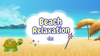 Sleep Meditation for Children  BEACH RELAXATION 4in1  Sleep Story for Kids [upl. by Naujed897]