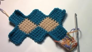 Haken  tutorial 34 bonte baby deken deel 1 [upl. by Heisel]