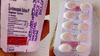 Septran Tablet।Sulfamethoxazole amp Trimethoprim Uses amp Dose amp Side Effects। [upl. by Romeo95]