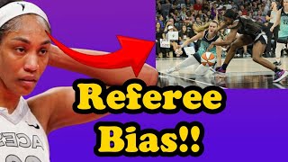 😱Referee Controversies Aces vs Liberty are the refree cheating⁉️ [upl. by Goldfinch]