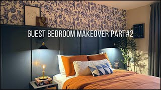 EXTREME Moody Bedroom Makeover  DIY Fluted Nightstands [upl. by Nniuqal101]