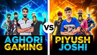 Piyush Joshi Squad Vs Aghori Gaming Esports😍  4vs4 Best Clash Squad Battle  Garena Free Fire [upl. by Harrie]