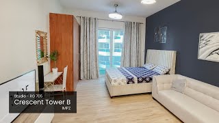 Apartment Tour  Walk Through  Studio Apartment  IMPZ  Crescent Tower B  RG705 [upl. by Alemrac]