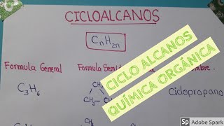 CICLO ALCANOS  fórmula ejemplo y Nomenclatura [upl. by Caraviello]