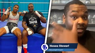 HOW MANY TIMES HAS JOSHUA BEEN DROPPED Hosea Stewart BLASTS critics of AJ CHIN [upl. by Davine]