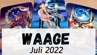 ♎WAAGE  Juli 2022  Emotionaler Rückzug  Kreative Ideen und Inspirationen  Tarot [upl. by Dinnage105]