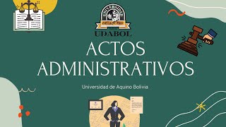 ACTOS ADMINISTRATIVOS  UDABOL LA PAZ  BOLIVIA [upl. by Schalles]