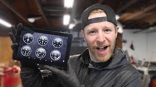 2JZ BRZ Pt 12  DIY 60 Digital Display [upl. by Huntlee]