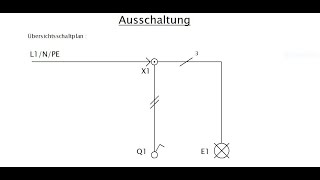 Ausschaltung Übersichtsschaltplan elektrotechnikbasis123 [upl. by Haek172]