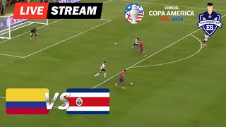 🔴 EN VIVO  COLOMBIA VS COSTA RICA  COPA AMERICA 2024 GRUPO D [upl. by Chrissy]