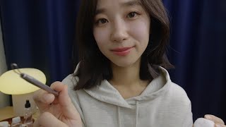 ASMR Friend Extracts Pimples on your Ears [upl. by Atineb903]