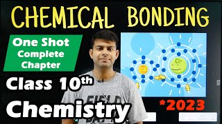 Ch2 Chemical Bonding Class 10 Chemistry  Ionic Electrovalent Covalent Coordinate Bonding [upl. by Ahtibat]