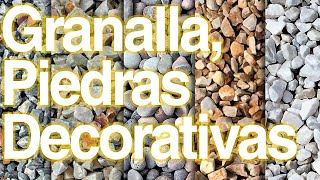 como hacer un jardin con piedras decorativas [upl. by Gans]