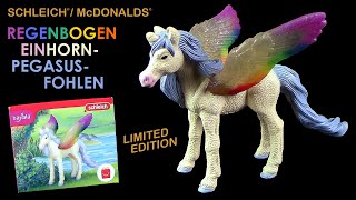 Schleich ® Happy Meal ® Regenbogen Pegasus Einhorn Fohlen 2023  Bayala ® Limited Edition  Unboxing [upl. by Lauro368]