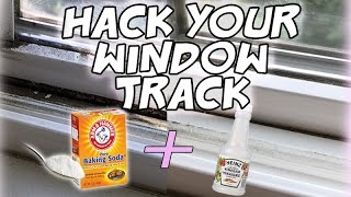 Hack Your Window Track Easy amp Quick Way To Clean [upl. by Nnalatsyrc]