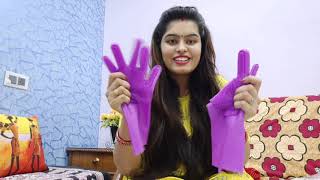 The BEST Dishwashing Gloves  Multipurpose Gloves mrandmrsgodara pritesh trending [upl. by Twitt895]