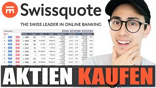 Wie kauft man Aktien Anleitung mit Swissquote Aktien kaufen 📈💡  Sparkojote [upl. by Auqined]