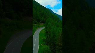 Swiss Alps to Mont Blanc Scenic Road Trip via Trient 🌲🚗🏔️🇨🇭🇫🇷 roadtrip scenicdrive switzerland [upl. by Arimahs]