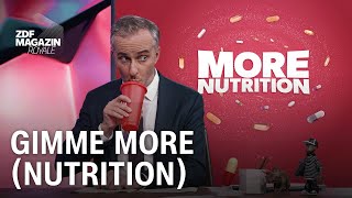 More Nutrition – harmloser Hype oder bedenklicher Boom  ZDF Magazin Royale [upl. by Anillek870]