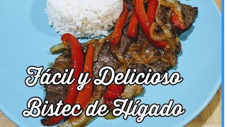 Como Preparar Bistec de Hígado Encebollado  Hígado Encebollado Fácil Receta [upl. by Jonah]