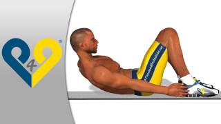 Abdominal oblique exercice  ab workout Foot to Foot crunch  oblique crunches [upl. by Suhcnip]