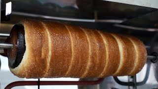 Kurtos Kalacs Making with Chimney Cake Easy Mix video tutorial [upl. by Olocin374]