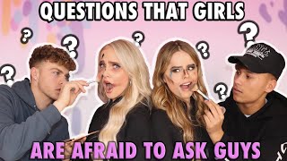 Questions That Girls Are Afraid To Ask Boys WITH OUR BOYFRIENDS [upl. by Akemad]